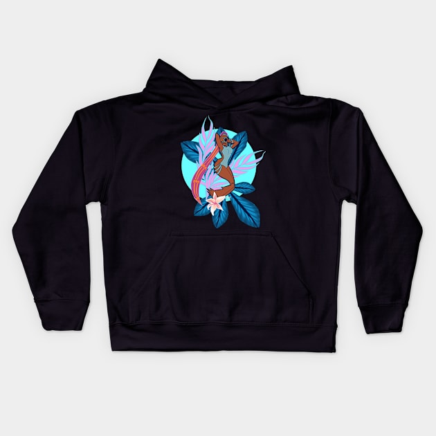 Mon Calamari Pin-up Dancer Kids Hoodie by hoiist